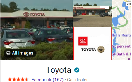 Google Map of Toyota Dealership