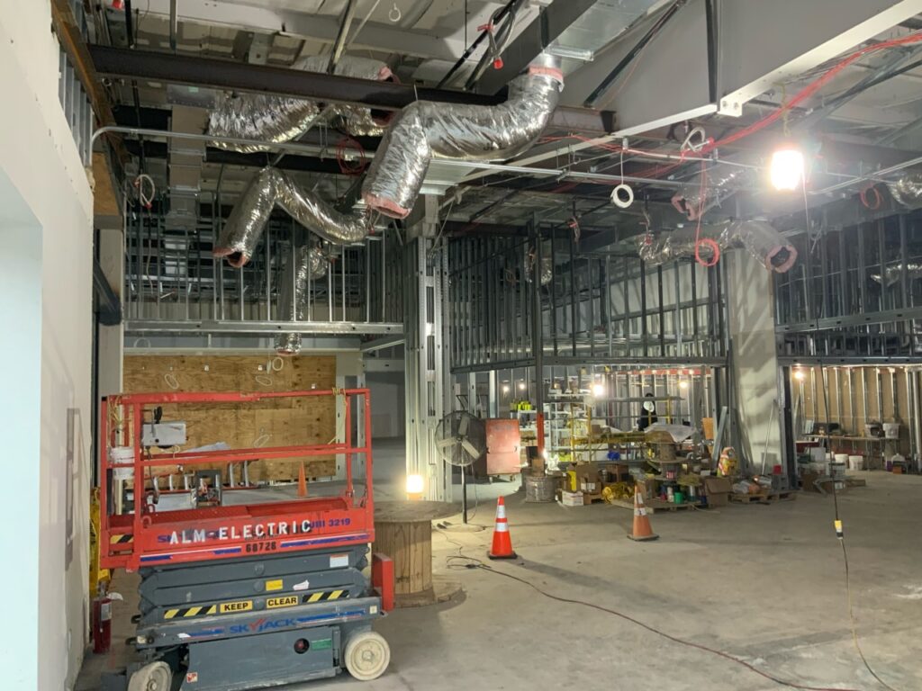 Dealership under construction